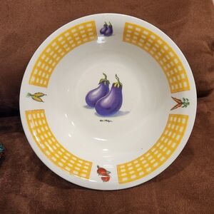 FRESH VEGETABLES TABLETOPS UNLIMITED 8 3/8" SOUP BOWL